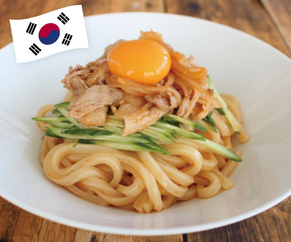 旨辛まぜうどん（韓国）