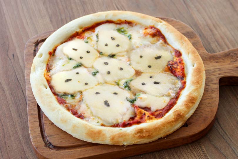 おばけピザ写真