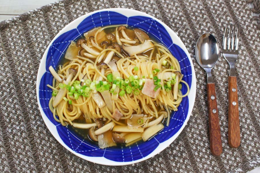 きのこの和風パスタ