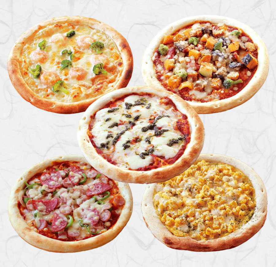 人気ピザ5枚セット