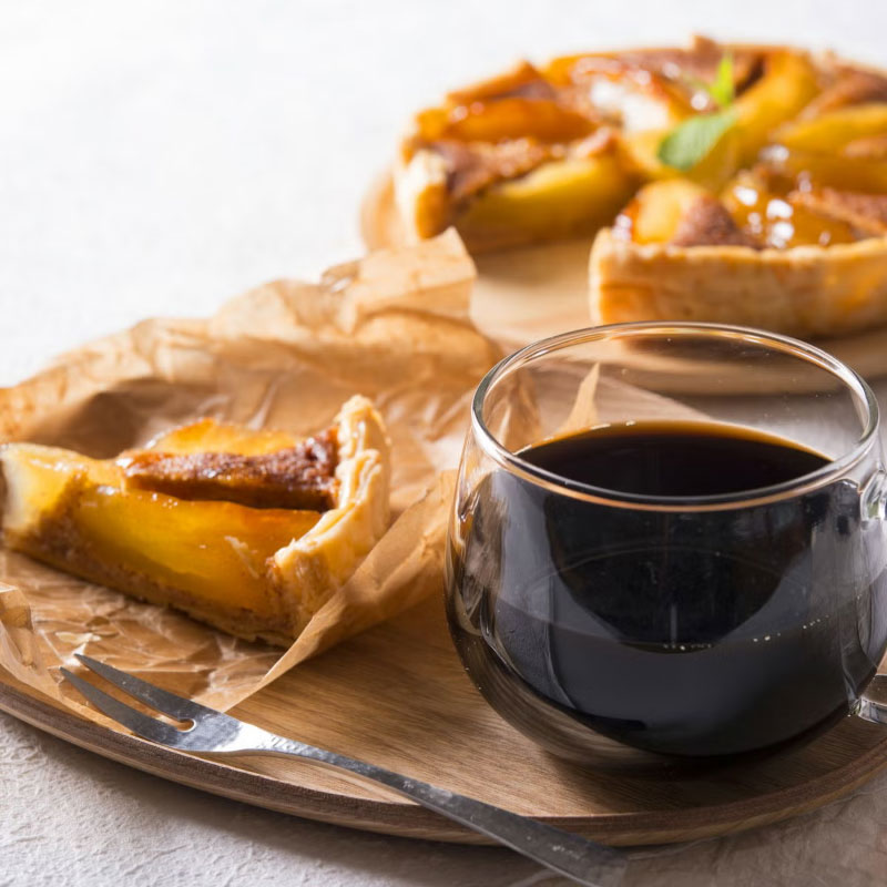 アップルパイと銀の森珈琲セット