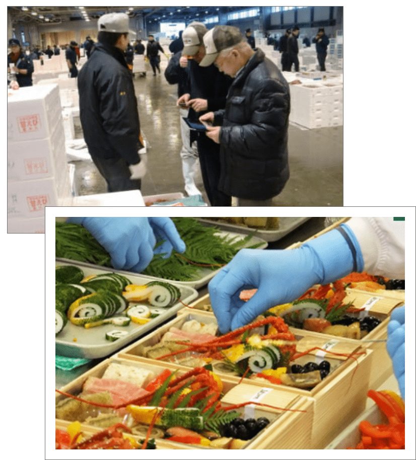 素材選びから盛付・梱包まで一貫した自社製造