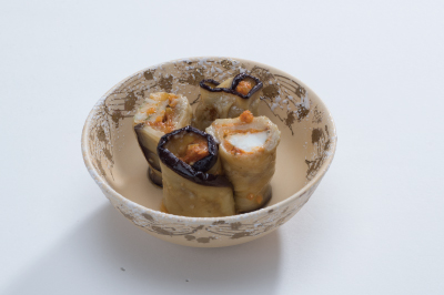 茄子のカネロニ