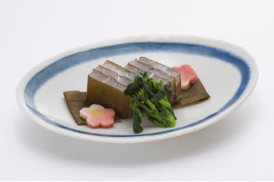 かじき昆布〆