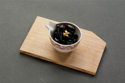 金箔黒豆