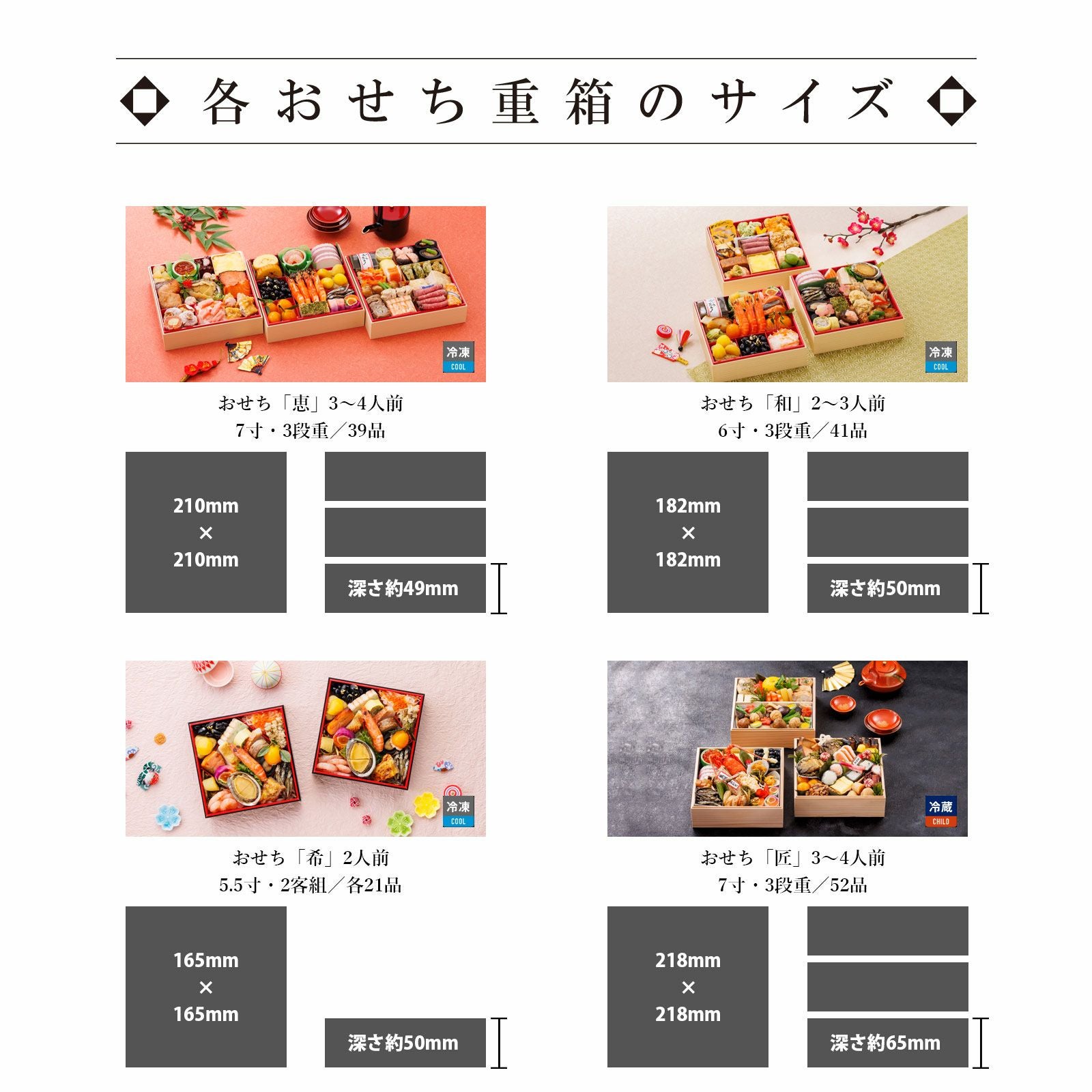 銀の森おせち 7寸3段「恵」 | 銀の森公式オンラインショップ