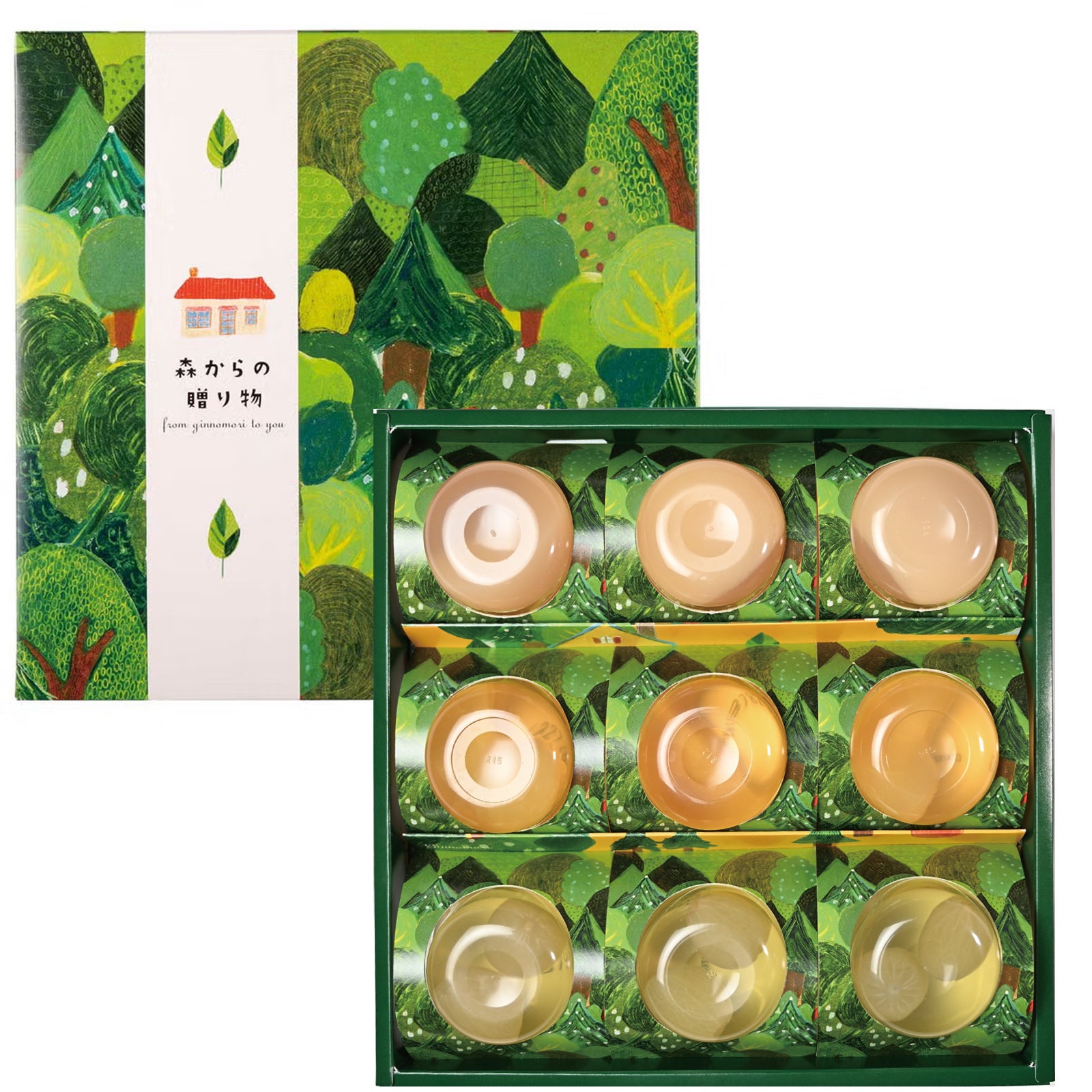 天然 竹 6本 お買い得セット （＾∇＾） 果物ゼリー 9個入 | 銀の森公式オンラインショップ