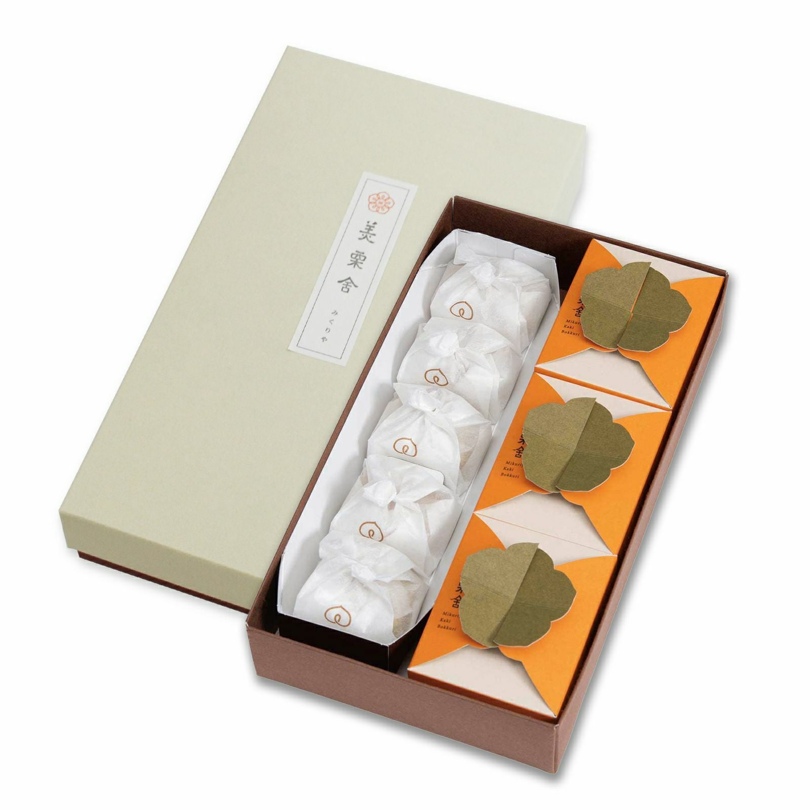 X線鑑定済 目貫 どんぐり柄 送料半額】柿栗くらべ（栗きんとん5個+柿ぼっくり3個） | 銀の森公式